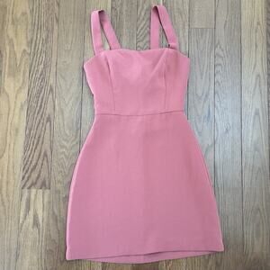 Wilfred Ecoulement Aperature Tie Back‎ Mini Dress Rust Women’s Size 00